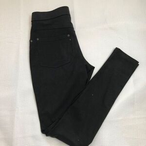 Hue black Jeans size XS suede material…..0213
